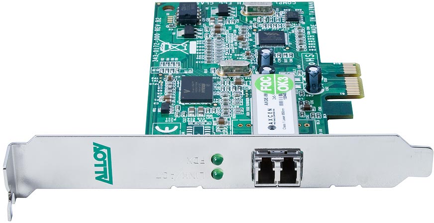 Alloy AN1000ELC PCI-E 1000Mb Multimode (LC) Fibre Network Adapter. 2Km - Image 3