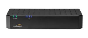 Cradlepoint E100 Enterprise Branch Router, 5G, Firewall, 4x SMA connectors 5x GbE Ethernet Ports, Dual Band Wi-Fi 5, 5-Year NetCloud Advanced Plan