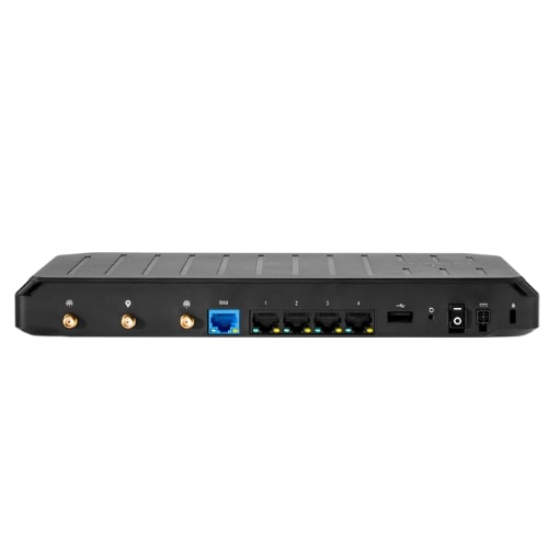 Cradlepoint E102 Small Branch Enterprise Router, Cat 7 LTE, Essential Plan, 2x SMA cellular connectors, 5x GbE RJ45 Ports, Dual SIM, 5 Year NetCloud - Image 2