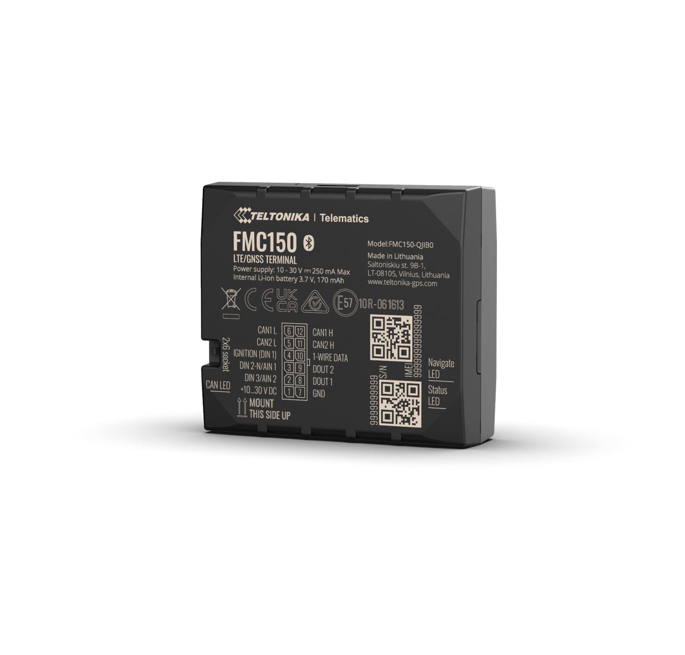 Teltonika FMC150 - Advanced 4G LTE Cat 1 GPS Tracker with Integrated CAN Data Processor - Image 3