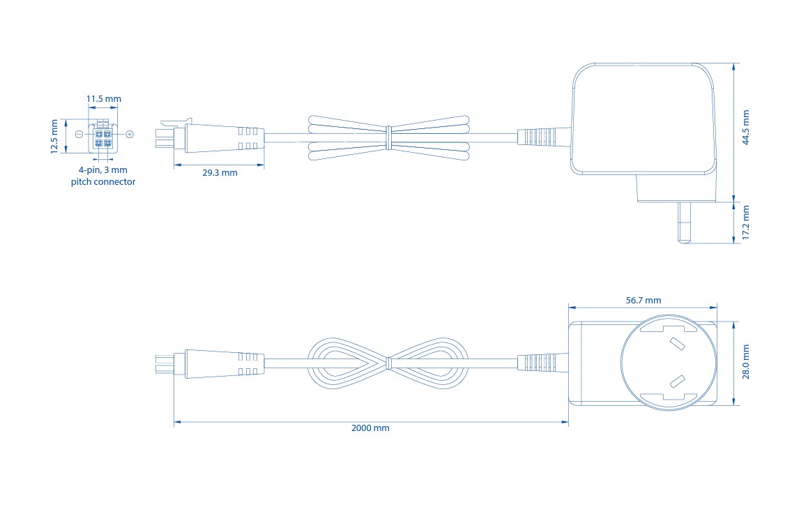 Teltonika AU POWER SUPPLY 18W - Image 2
