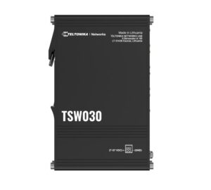 Teltonika TSW030 8-PORT ETHERNET SWITCH, 2-PIN Power Input, 10/100 Mbps,Integreated DIN Rail (Plug&Play Deployment), Supports auto MDI/MDIX crossover