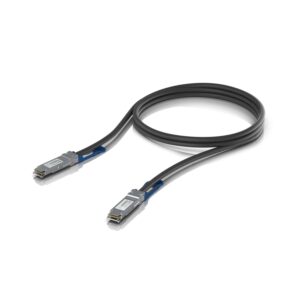 Ubiquiti 100G Direct Attach Cable, Cable length 1m, 10-Pack QSFP28 Direct Attach Cable With A 100 Gbps Max Data Rate