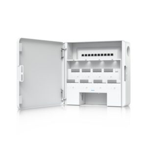Ubiquiti Enterprise Access Hub, With Entry And Exit Control to Eight Doors, Battery Backup Support,(8) Lock terminals (12V or Dry)