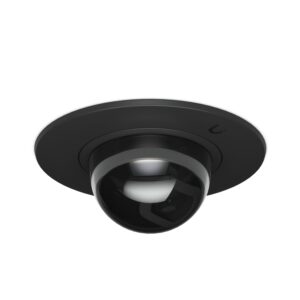 Ubiquiti G5 Dome Camera Ultra Flush Mount,Black,Accessory For Recessed Instal Into A Wall/Ceiling With Smoked Bubble Enhanced Discretion