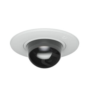 Ubiquiti G5 Dome Camera Ultra Flush Mount,White, Accessory For Recessed Instal Into A Wall/Ceiling With Smoked Bubble Enhanced Discretion