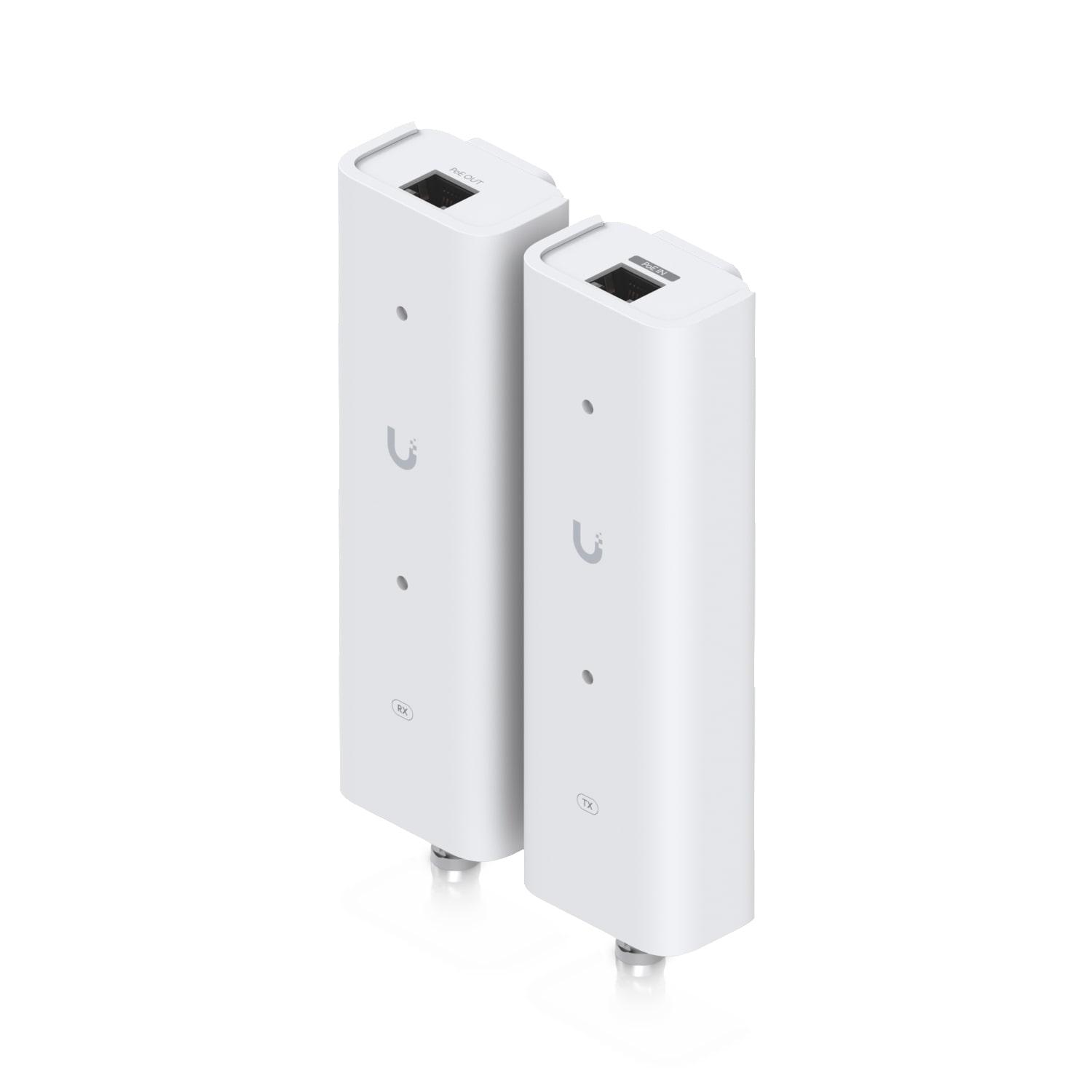 Ubiquiti Pair of extenders that extends PoE over twisted-pair or coaxial cables, ideal for retrofit scenarios.