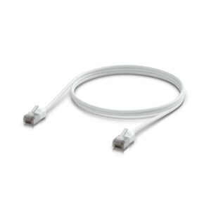 Ubiquiti UniFi Premium Patch Cable Outdoor, 1M, White, Ultra-thin, Rugged, Shielded Patch, Designed &Optimized, For 10 GbE networking, 2Yr Warr