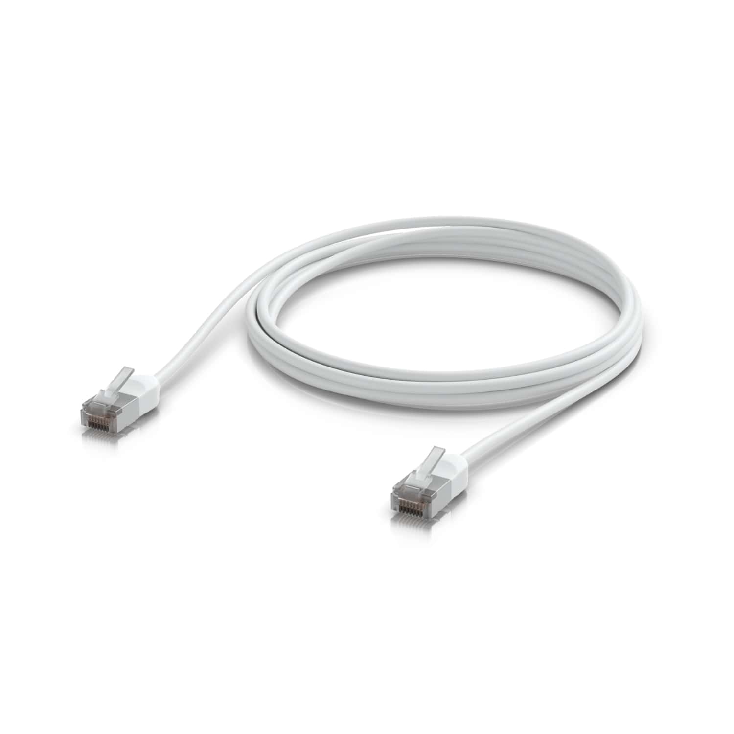 Ubiquiti UniFi Premium Patch Cable Outdoor, 2M, White, Ultra-thin, Rugged, Shielded Patch, Designed &Optimized, For 10 GbE networking, 2Yr Warr