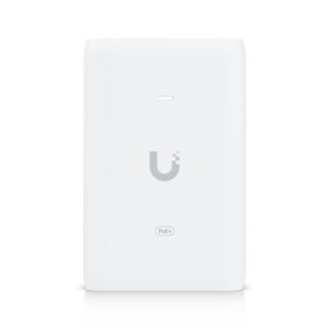 Ubiquiti PoE+ Adapter (30W), Power UniFi PoE+ Devices,Reduce Dependency On PoE Switch Power,Provide A Gigabit LAN Connection (Renamed From U-PoE-AT)