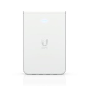 Ubiquiti UniFi Wi-Fi 6 In-Wall Wall-mounted Access Point with a Built-in PoE Switch,115 m²  Coverage