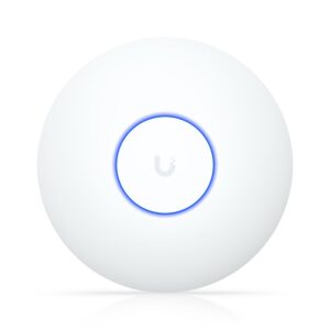 Ubiquiti U7 Lite,Compact, Ceiling-mounted WiFi 7 AP, 4 Spatial Streams,2.5 GbE Uplink,115 m² Coverage,200+ Connected Devices,Power via POE