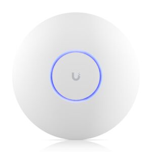 Ubiquiti UniFi WiFi 7 AP U7-Pro, Ceiling-mount,AP 6 GHz Support, 2.5 GbE Uplink, 9.3 Gbps Over-the-air Speed, PoE+ Power, 300+ Device