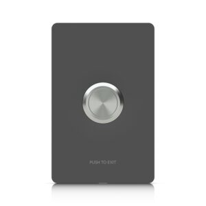 Ubiquiti Access Button, Push-to-exit Button Designed For UniFi Access Hubs, Contacting Rate 30V DC, 2A, Indoor Only