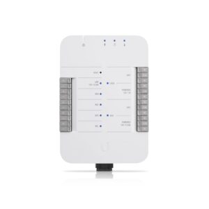 Ubiquiti UniFi Access Door Hub，Single Door Entry Mechanism，PoE Power, Support UA-LITE& UA-PRO,Four Inputs &12v Dry Relays for Most Door Lock
