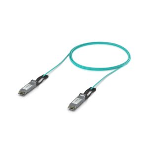 Ubiquiti 100G Long-Range Direct Attach Cable, 5M, Long-range QSFP28 direct attach cable with a 100 Gbps max data rate.