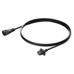 Ubiquiti C13-C14 Power Cable, C13 To C14 Braided Power Cable, 1.8 m, 10A/250V.