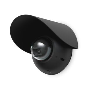 Ubiquiti G6 Dome Camera Weather Shield, Black, G6 Dome Camera Accessory, Optimal Image Quality, Protection Elements, Installed Outdoors, Wall, Pole.