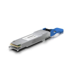 Ubiquiti  100G LR4 Single-Mode Optical Module, QSFP28 Transceiver, Supports 100G Connections, 10 Km Using Single-Mode Fiber, Duplex LC UPC Connector.