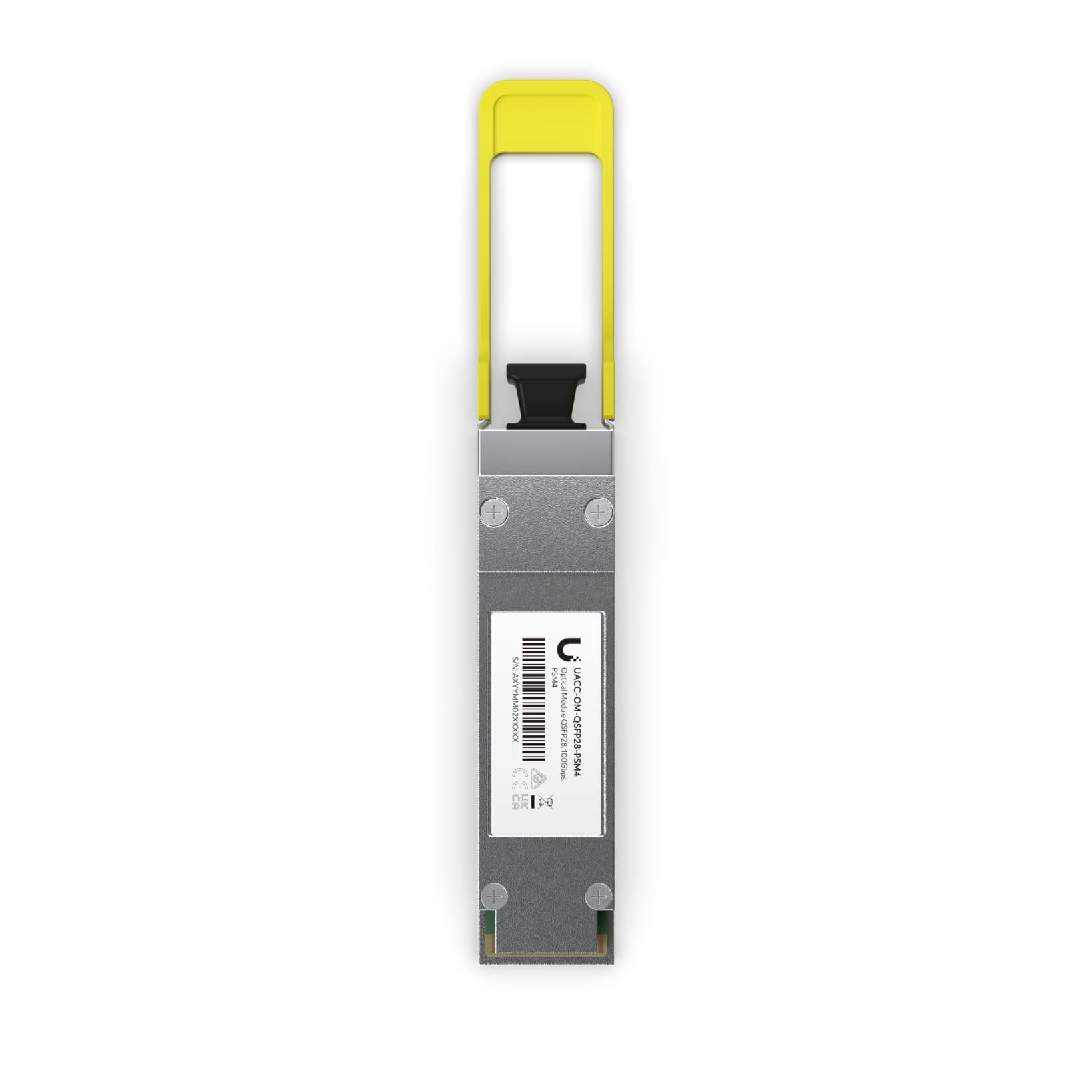 Ubiquiti 100G PSM4 Single-Mode Optical Module,QSFP28 Transceiver Dupports 100G Connections Up to 2 km,Single-mode Fiber, MPO-12 APC Connector. - Image 3