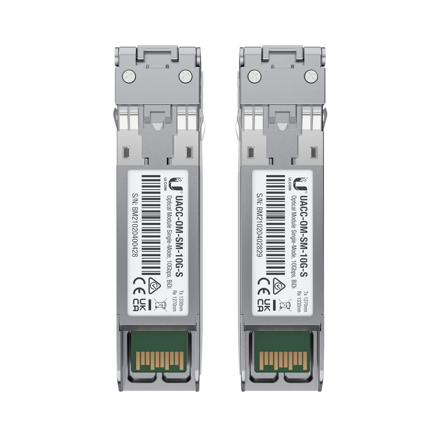 Ubiquiti UFiber SFP+ Single-Mode Module, 10G BiDi, 2 Pack, Same 10 Gbps Speed, Less Cable Required (Single Strand, LC Connector) - Image 3