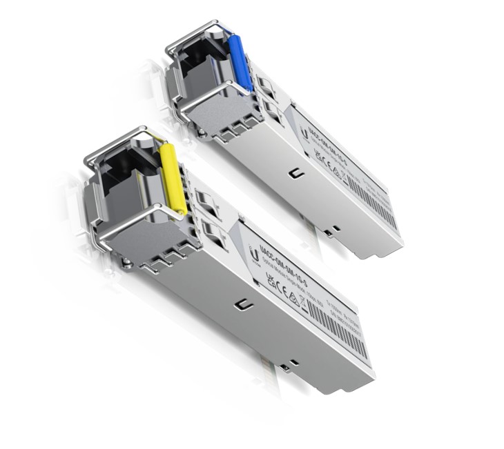Ubiquiti UFiber1 Gbps Bidirectional Single-Mode SFP Module, 2-Pack, Up 3km Distance, Simplex LC Connector, No Fiber Cable - Image 2