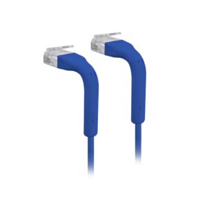 Ubiquiti UniFi Patch Cable,Length .3m,Blue,Ultra-thin patch cable with GbE support and flexible, bendable boots for enhanced installation versatility.