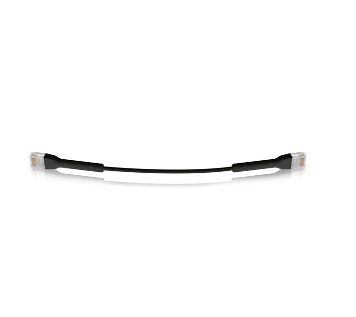 Ubiquiti UniFi Patch Cable Single Unit, 5m, Black, End Bendable to 90 Degree, RJ45 Ethernet Cable, Cat6, Ultra-Thin 3mm Diameter - Image 3