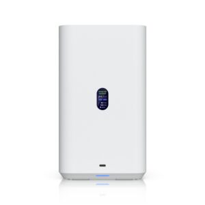 Ubiquiti UNAS 2, White, UniFi Network Attached Storage (2) 3.5' HDD Bays, 2.5 GbE Networking, USB-C Connectivity, Included PoE++ Adapter, Compact Foot