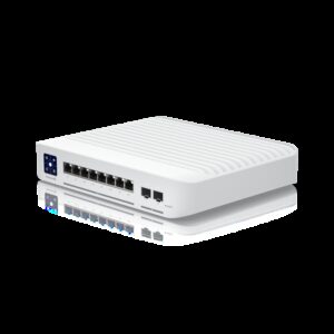 Ubiquiti Switch Enterprise 8-port PoE+ 8x2.5GbE, Ideal For Wi-Fi 6 AP, 2x 10g SFP+ Ports For Uplinks, Managed Layer 3 Switch,