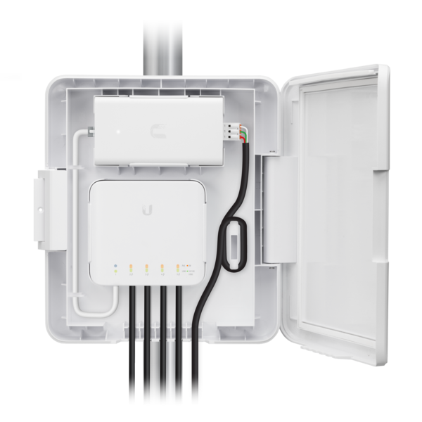 Ubiquiti UniFi Switch Flex Utility Outdoor Weatherproof Enclosure for Switch Flex, Max PoE 46W - Image 3