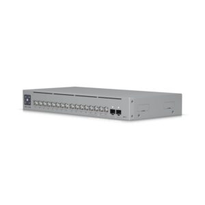 Ubiquiti UniFi Network,Pro Max 16 PoE Switch,16-port, Layer 3 Etherlighting, 2.5 GbE, PoE++ Output, Versatile Mounting Option,180W PoE,