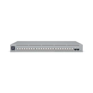 Ubiquiti UniFi Network, 24-Port, POE 400W, (8) 2.5GbEPoE++, (16) GbE Ports - (8) PoE+,  (8) PoE++, (2)10G SFP+, Layer3, Rack Mount,