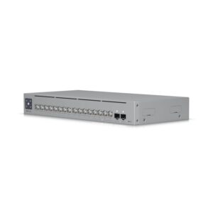 Ubiquiti UniFi Network,Pro Max 16 Switch,16-port, Layer 3 Etherlighting, 2.5 GbE, Power Supply 5V, 25W, Versatile Mounting Options.