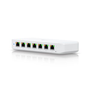 Ubiquiti Ultra 42W, Compact Layer 2, 8-port GbE PoE Switch, Versatile Mounting Options, 7 PoE/PoE+ No Power Supply, PoE++ Input,