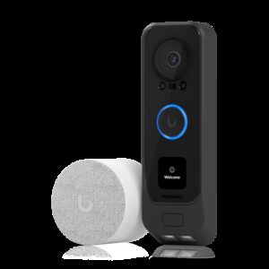 Ubiquiti UniFi Protect G4 Doorbell Pro PoE Kit,5MP CMOS Camera,Night Mode IR Up To 20ft, PoE Power, Includes PoE Chime, WeatherProof IPX4