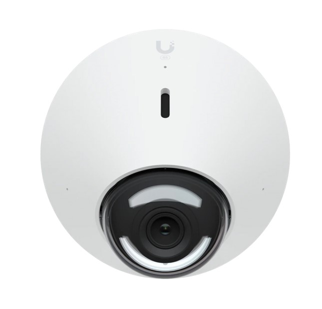 Ubiquit UniFi Protect Cam Dome Camera G5, 2K HD PoE Ceiling Camera, Polycarbonate Housing, Partial Outdoor Capable, Vandal resistant