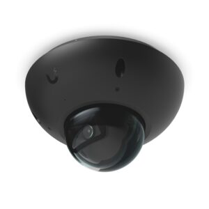 Ubiquiti G6 Dome,Black,All weather,Vandal-proof 4K PoE Camera,1/1.8 8MP Image Sensor,Multi-TOPS AI Engine,Longrange IR NightVision,*Avail for DealReg*