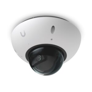 Ubiquiti G6 Dome,White,All-weather,Vandal-proof 4K PoE Camera,1/1.8 8MP Image Sensor,Multi-TOPS AI Engine,Long-range IR NightVision*Avail for DealReg*
