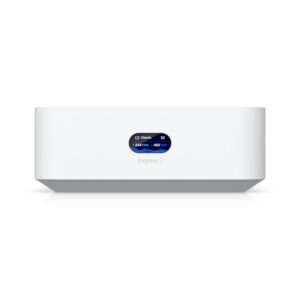 Ubiquiti UniFi Express 7, Mesh-scalable, Super-compact 10G Cloud Gateway, Integrated WiFi 7 With 6 GHz support, 140 m² Coverage