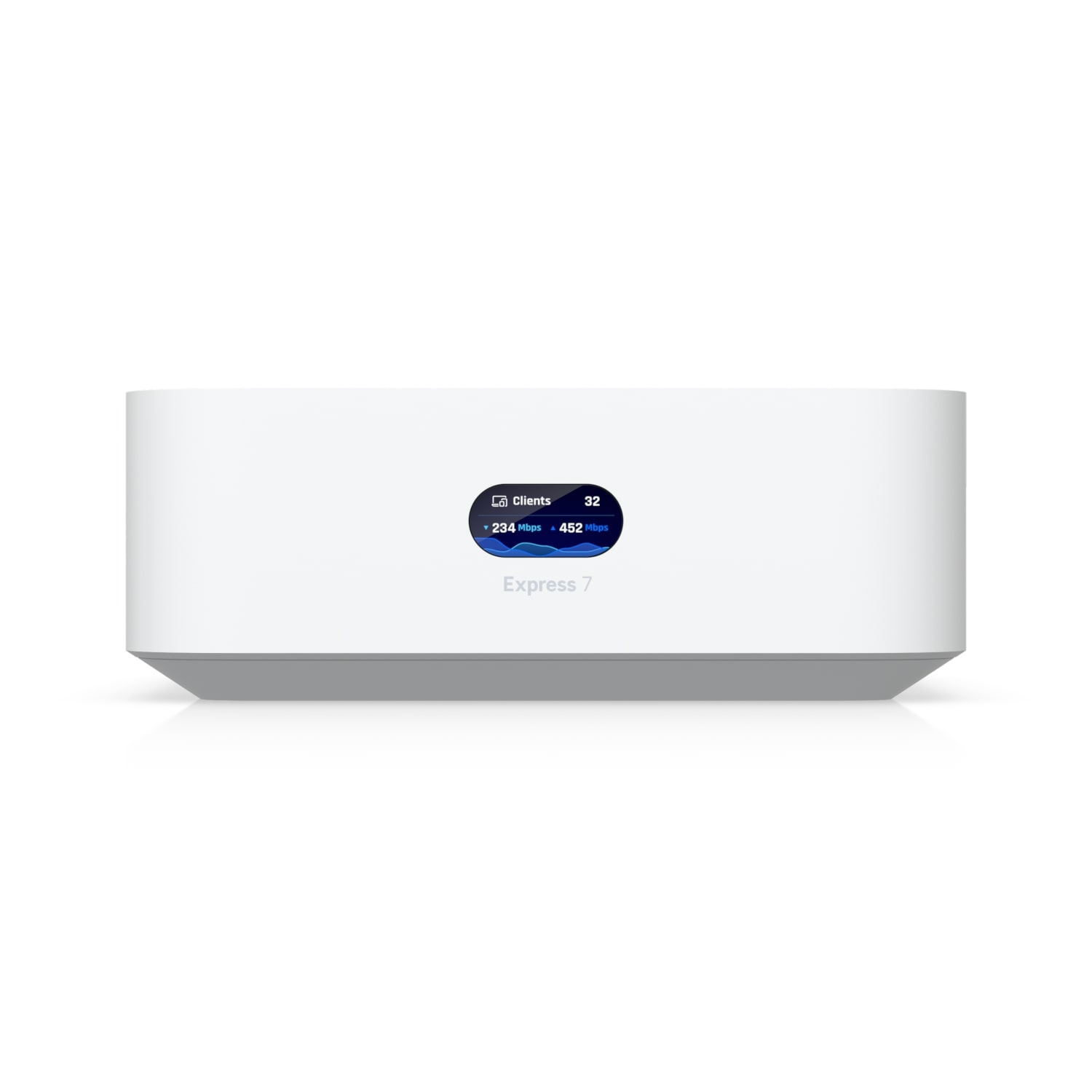 Ubiquiti UniFi Express 7, Mesh-scalable, Super-compact 10G Cloud Gateway, Integrated WiFi 7 With 6 GHz support, 140 m² Coverage