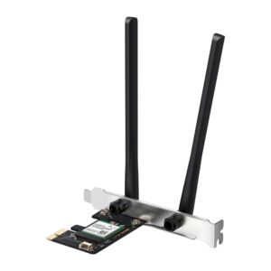 Mercusys MA80XE AX3000 Wi-Fi 6 Bluetooth 5.2 PCIe Adapter, 2402Mbps @5 GHz, 574Mbps @2.4GHz