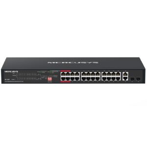 Mercusys MS128GP 28-Port Gigabit Rackmount Switch with 24-Port PoE+
