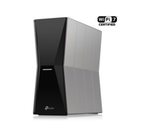 TP-Link Archer BE805 BE19000 Tri-Band Wi-Fi 7 Router (WIFI7) 1376 Mbps at 2.4 GHz + 5760 Mbps at 5 GHz + 11520 Mbps at 6 GHz, 8× Internal Antennas, 1.