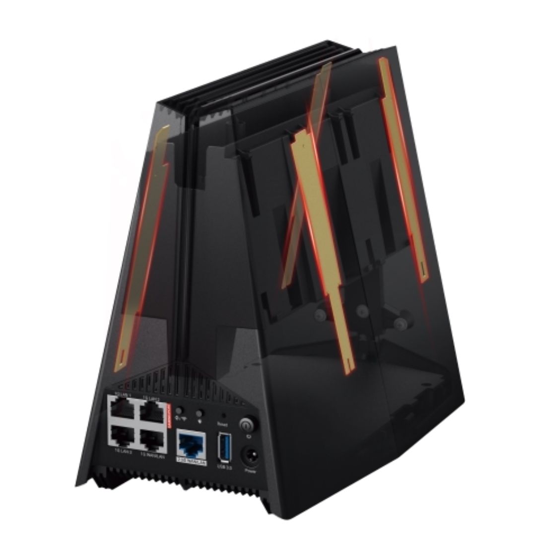 TP-Link Archer GXE75 AXE5400 Tri-Band Wi-Fi 6E Gaming Router, 574 Mbps at 2.4 GHz + 2402 Mbps at 5 GHz + 2402 Mbps at 6 GHz - Image 4