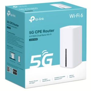 TP-Link Archer NX200 5G AX1800 Wireless Dual-Band Gigabit Router, 1201 Mbps at 5 GHz + 574 Mbps at 2.4 GHz, 5G NR 4.67Gbps/1.25Gbps, LTE support Cat 1