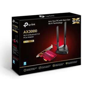 TP-Link Archer TX3000E AX3000 Wi-Fi 6 (802.11ax) Bluetooth 5.0 PCIe Adapter (WIFI6) (LS)