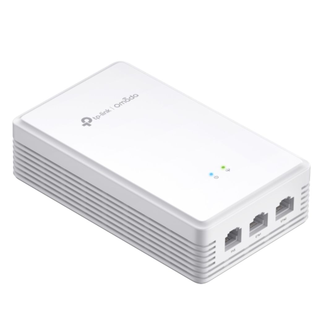 TP-Link EAP615GP-Wall Omada AX1800 Wi-Fi 6 Wall Plate GPON Access Point, 574Mbps at 2.4 GHz + 1201 Mbps at 5 GHz, AC Power, 4×Internal Antennas, MU-M - Image 2