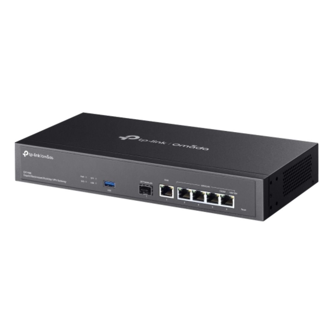 TP-Link ER7406 Omada Gigabit Rackmount/Desktop VPN Gateway, 1x Gigabit SFP WLAN/LAN, 5x Gigabit RJ45, 1x USB3.0, Load Balance, High Security VPN - Image 3