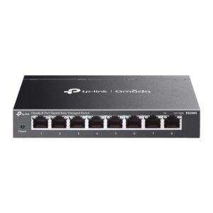 TP-Link ES208G Omada 8-Port Gigabit Easy Managed Switch, Flow Control, Loopback Detection, Port Isolation, Port Mirroring, LAG, VLAN, IGMP Snooping, Q